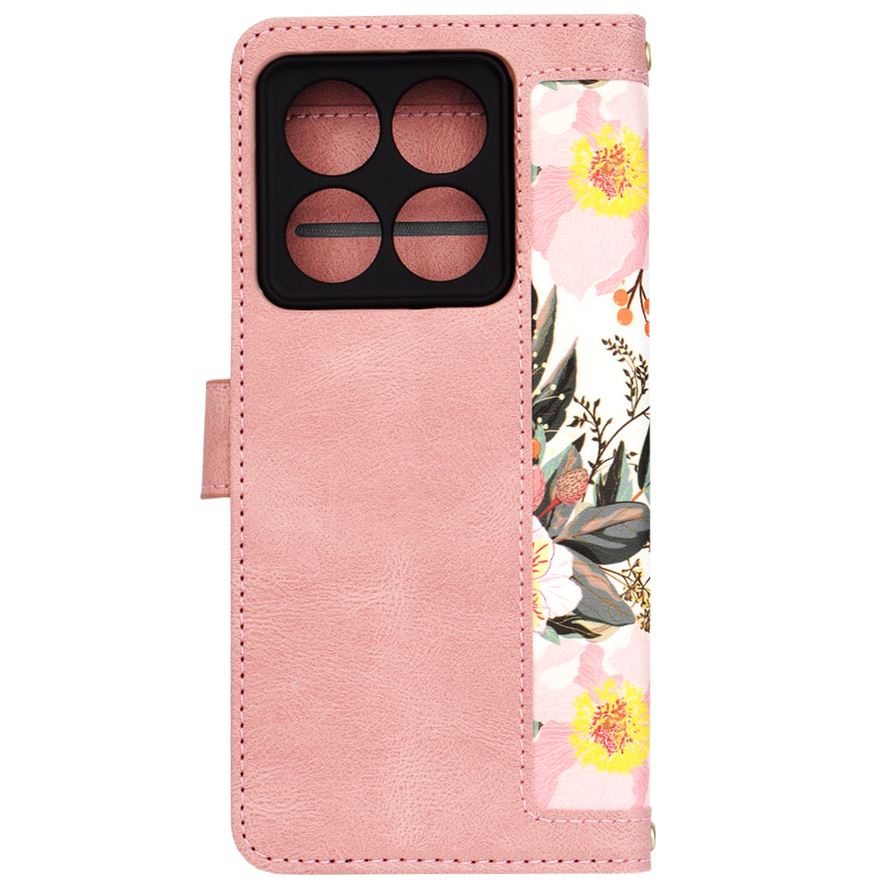 Kuori Xiaomi 14T Pro:lle, Techsuit, FlipCraft, Vaaleanpunainen