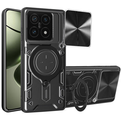 Kuori Xiaomi 14T:lle, Techsuit, CamGuard Pro, Musta