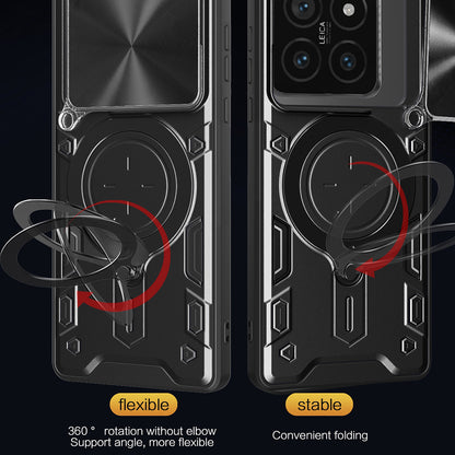 Kuori Xiaomi 14T:lle, Techsuit, CamGuard Pro, Musta