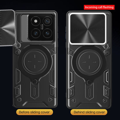 Kuori Xiaomi 14T:lle, Techsuit, CamGuard Pro, Musta
