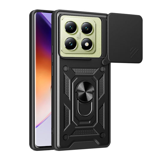 Kuori Xiaomi 14T:lle, Techsuit, CamShield, Musta