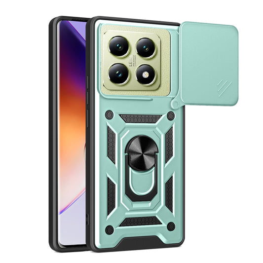 Kuori Xiaomi 14T:lle, Techsuit, CamShield, Vihreä