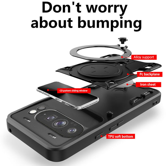 Kuori Xiaomi 15 Pro:lle, Techsuit, CamGuard Pro, Violetti
