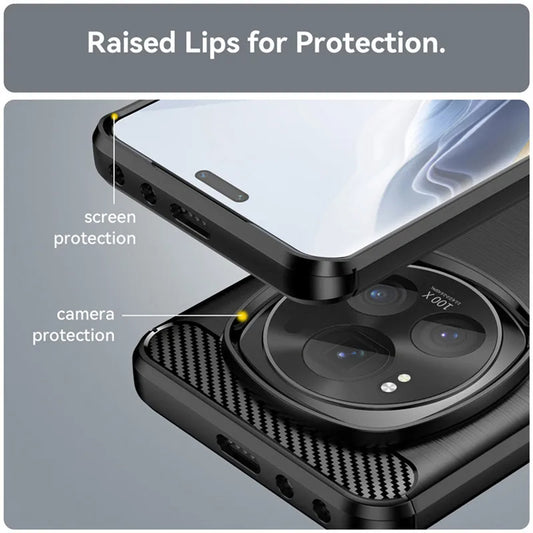 Kuori Xiaomi 15 Pro:lle, Techsuit, Hiili, Musta