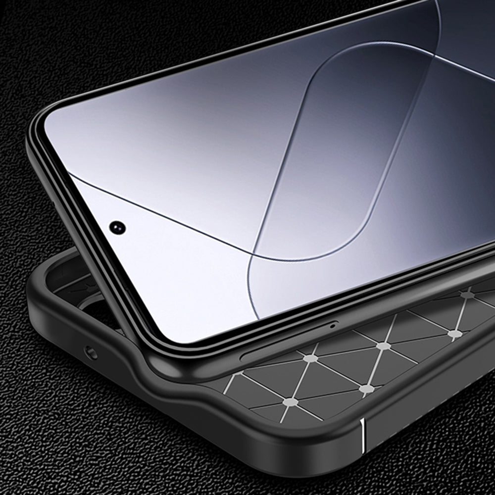 Kuori Xiaomi 15 Pro:lle, Techsuit, Hiilikuitu, Musta
