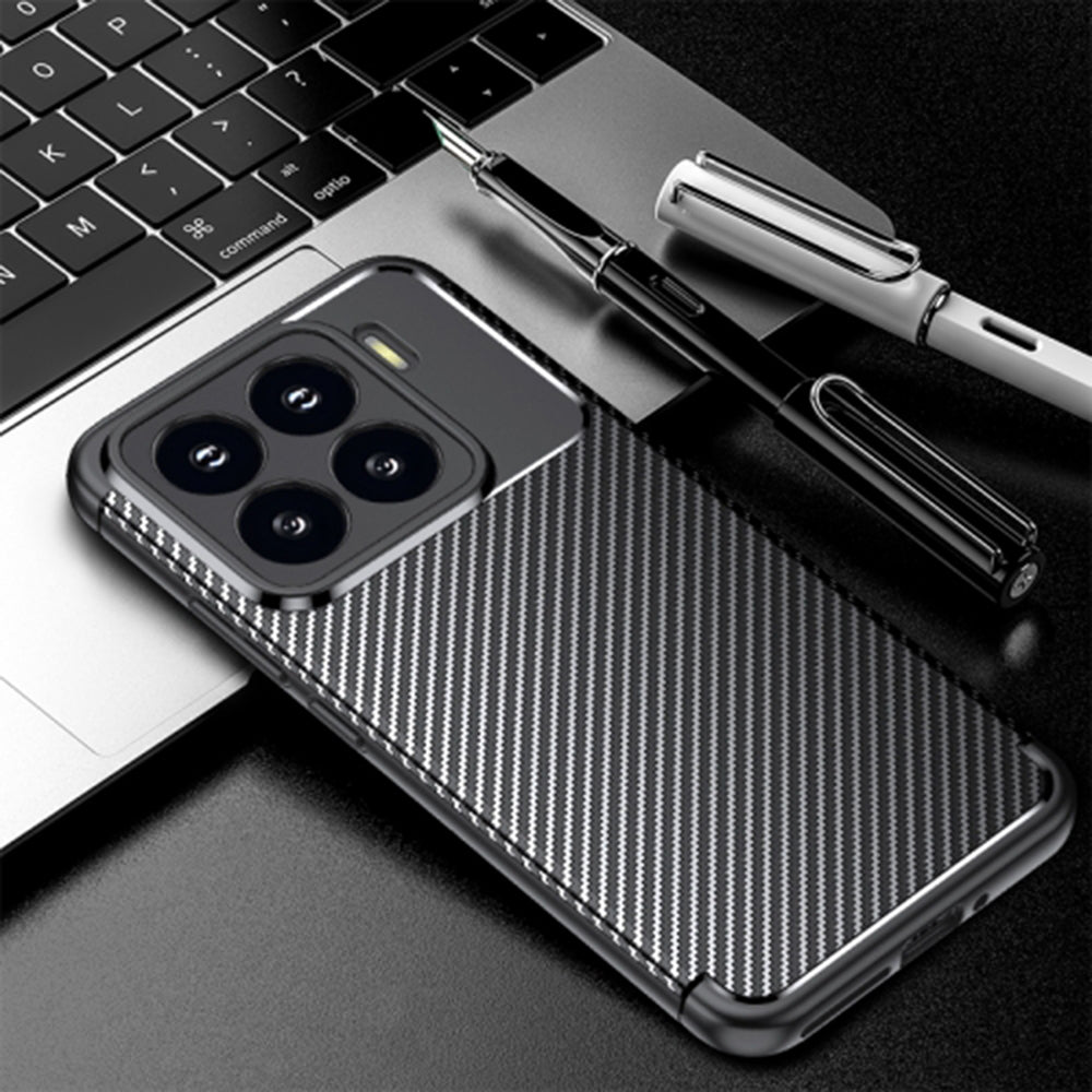 Kuori Xiaomi 15 Pro:lle, Techsuit, Hiilikuitu, Musta