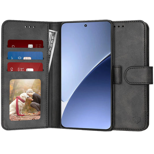 Kuori Xiaomi 15 Pro:lle, Techsuit, Diary Book, Musta