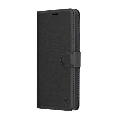 Kuori Xiaomi 15 Pro:lle, Techsuit, nahkainen folio, musta