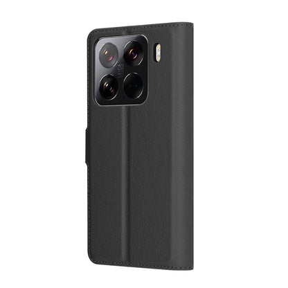 Kuori Xiaomi 15 Pro:lle, Techsuit, nahkainen folio, musta