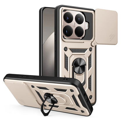 Kotelo Xiaomi 15T Pro:lle, Techsuit, CamShield, Kultainen