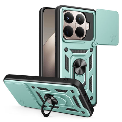 Suojakotelo Xiaomi 15T Pro:lle, Techsuit, CamShield, Vihreä