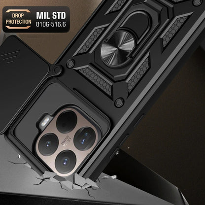 Suojakotelo Xiaomi 15T Pro:lle, Techsuit, CamShield, Vihreä