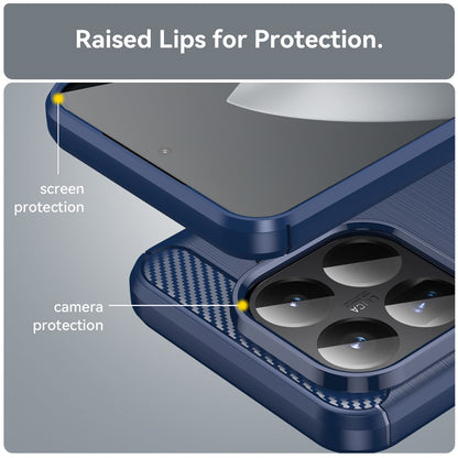 Suojakotelo Xiaomi 15T Pro:lle, Techsuit, Carbon, Sininen