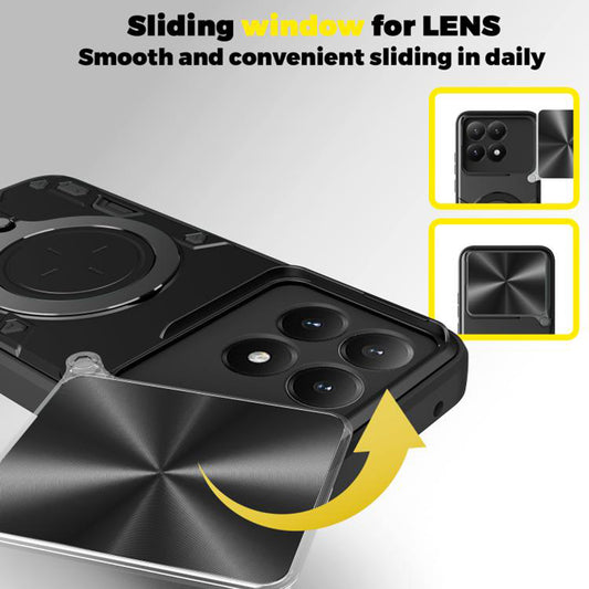 Suojakotelo Xiaomi 15T:lle, Techsuit, CamGuard Pro, Punainen