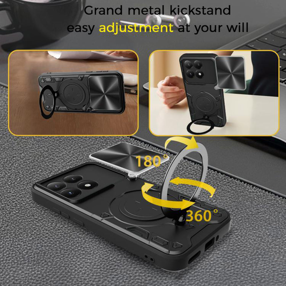 Suojakotelo Xiaomi 15T:lle, Techsuit, CamGuard Pro, Punainen