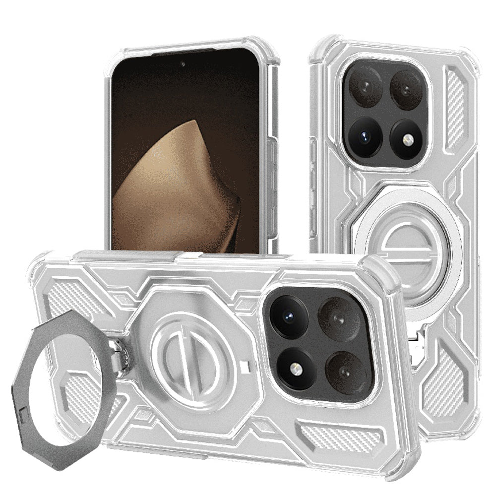 Suojakotelo Xiaomi 15T:lle, Techsuit, Carbon Shield Pro, Valkoinen