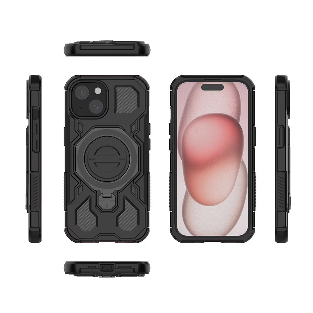 Suojakotelo Xiaomi 15T:lle, Techsuit, Carbon Shield Pro, Valkoinen
