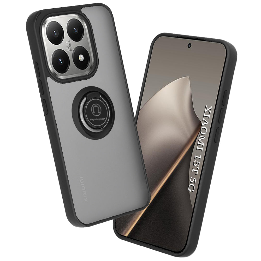 Suojakotelo Xiaomi 15T:lle, Techsuit, Glinth, Musta