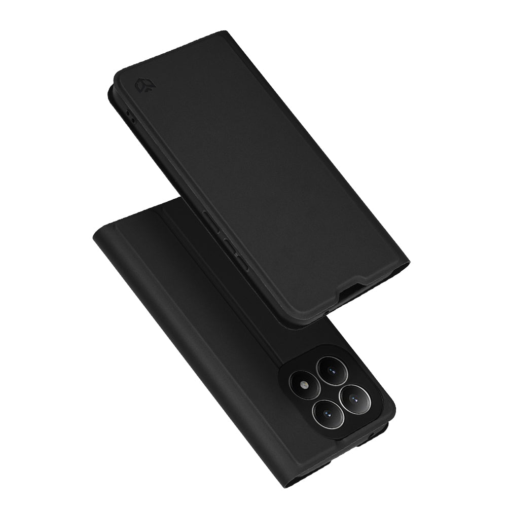 Suojakotelo Xiaomi 15T:lle, Techsuit, Magskin Book, Musta