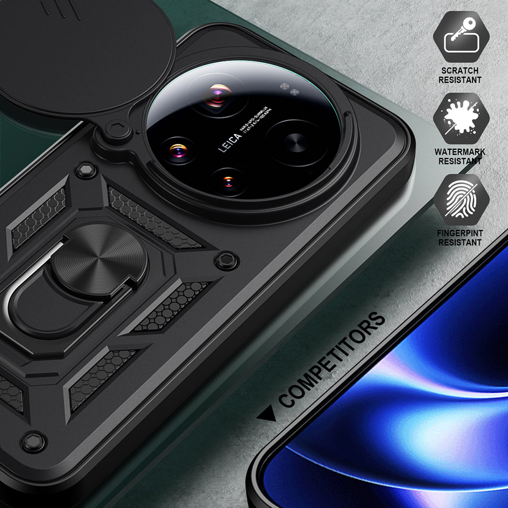 Kotelo Xiaomi 17 Ultra, Techsuit, CamShield, Musta