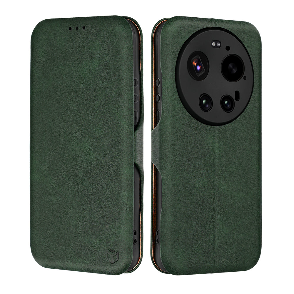 Kuori Xiaomi 17 Ultra:lle, Techsuit, Safe Wallet Plus, Vihreä