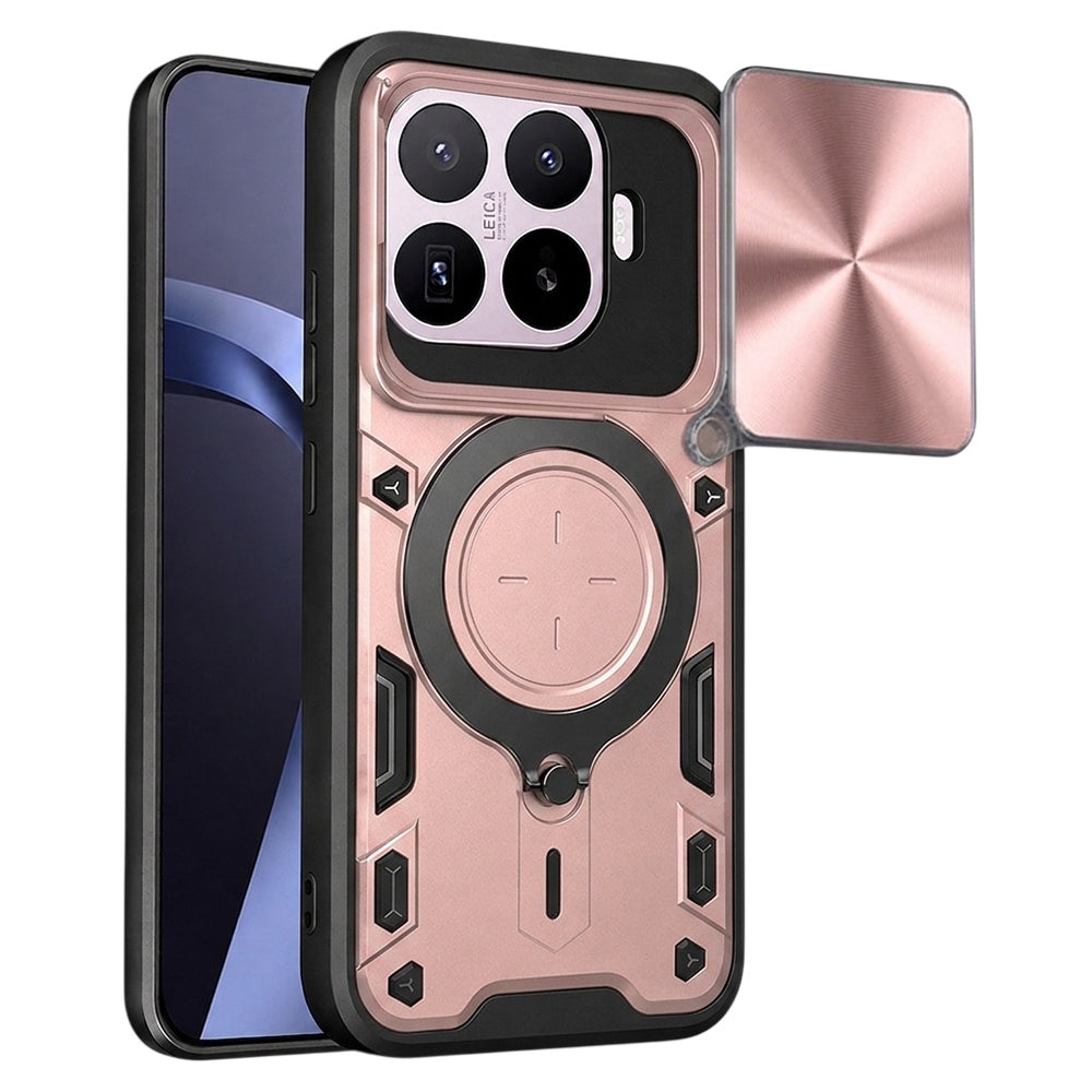 Kuori Xiaomi 17T Pro:lle, Techsuit, CamGuard Pro, Vaaleanpunakultainen