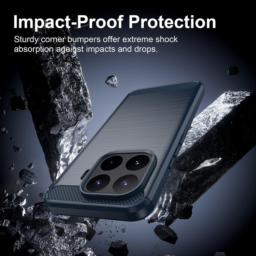 Kuori Xiaomi 17T Pro:lle, Techsuit, Hiili, Sininen