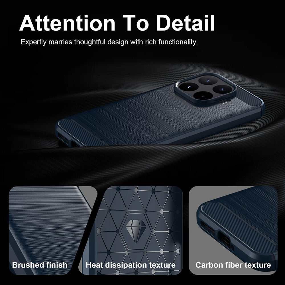 Kuori Xiaomi 17T Pro:lle, Techsuit, Hiili, Sininen