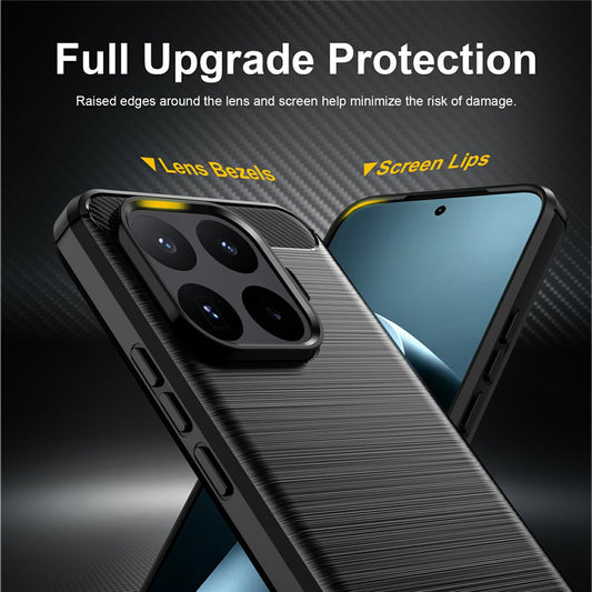 Kuori Xiaomi 17T Pro:lle, Techsuit, Hiili, Musta