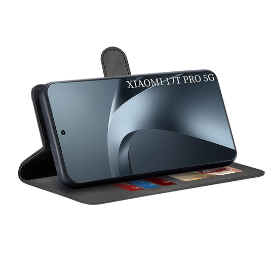 Kuori Xiaomi 17T Pro:lle, Techsuit, Diary Book, Musta