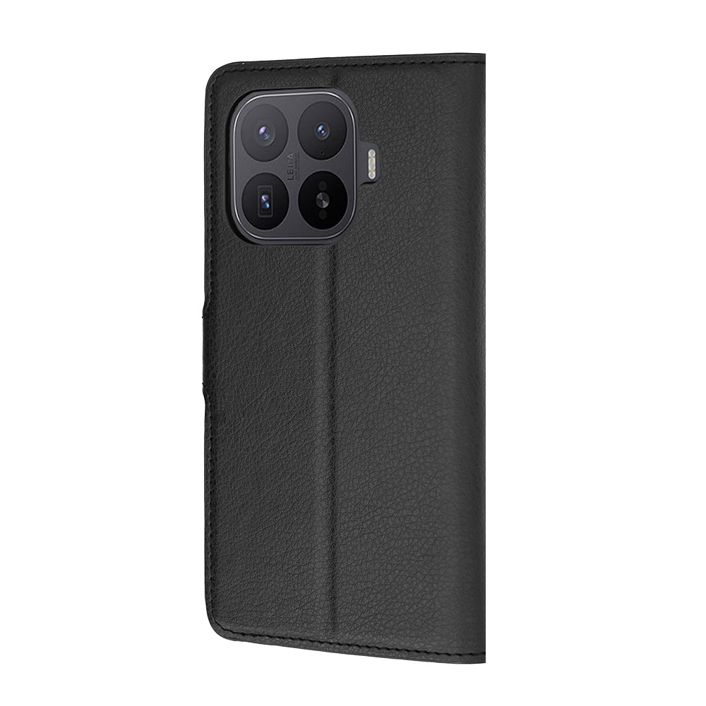 Kuori Xiaomi 17T Pro:lle, Techsuit, nahkainen folio, musta