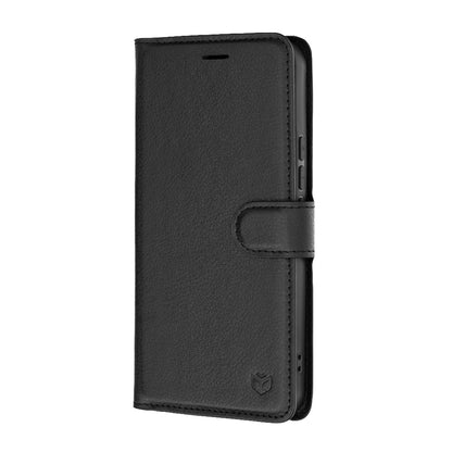 Kuori Xiaomi 17T Pro:lle, Techsuit, nahkainen folio, musta