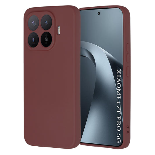 Kuori Xiaomi 17T Pro:lle, Techsuit, SoftFlex, Viininpunainen