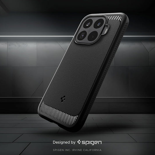 Kuori Xiaomi 17T:lle, Spigen, Rugged Armor, Musta ACS11870