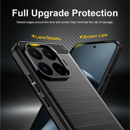 Kuori Xiaomi 17T:lle, Techsuit, Hiili, Sininen