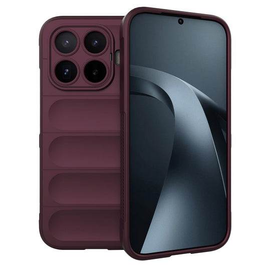 Kuori Xiaomi 17T:lle, Techsuit, Magic Shield, Viininpunainen