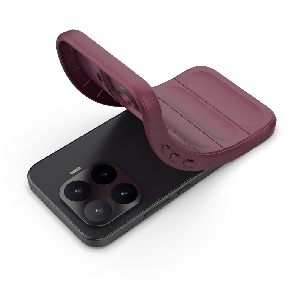 Kuori Xiaomi 17T:lle, Techsuit, Magic Shield, Viininpunainen