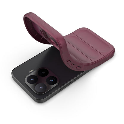 Kuori Xiaomi 17T:lle, Techsuit, Magic Shield, Viininpunainen