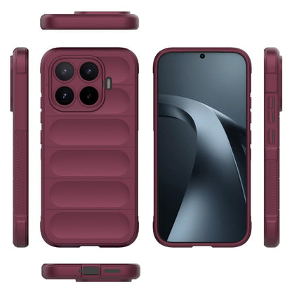 Kuori Xiaomi 17T:lle, Techsuit, Magic Shield, Viininpunainen