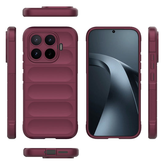 Kuori Xiaomi 17T:lle, Techsuit, Magic Shield, Viininpunainen