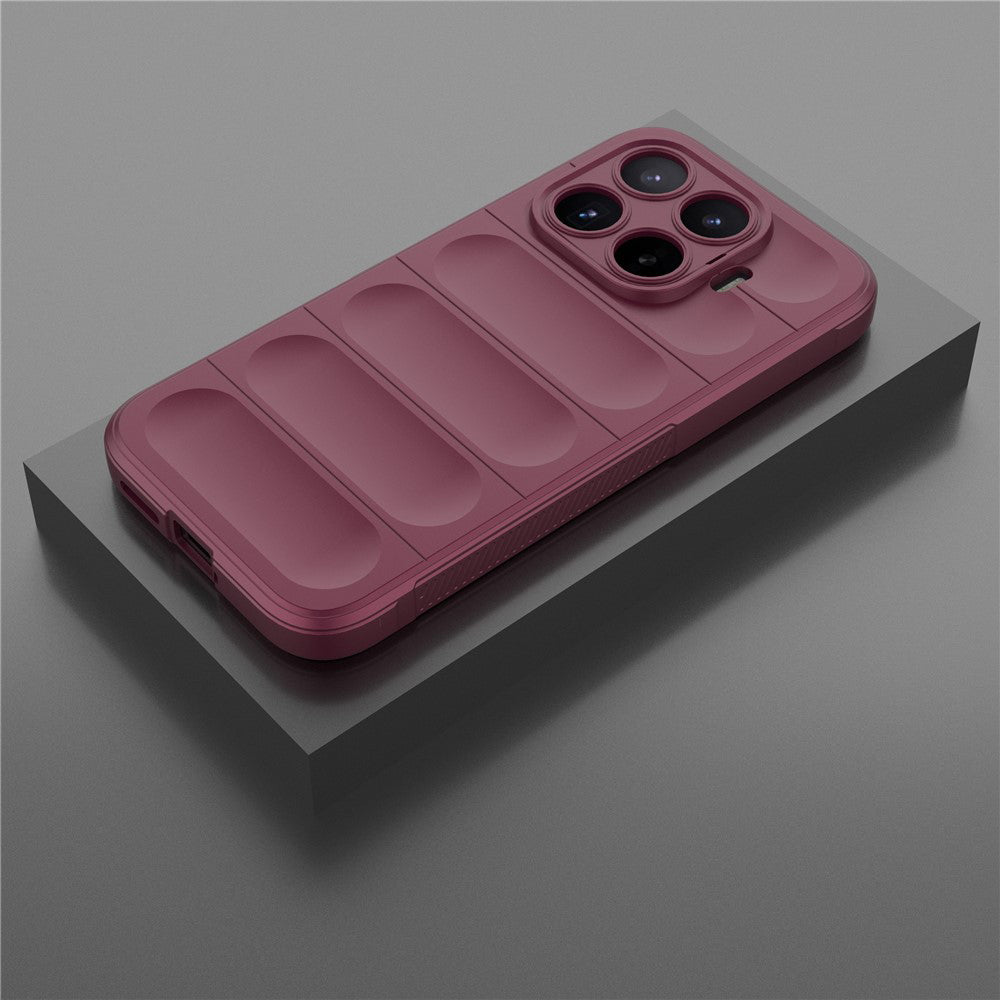 Kuori Xiaomi 17T:lle, Techsuit, Magic Shield, Viininpunainen