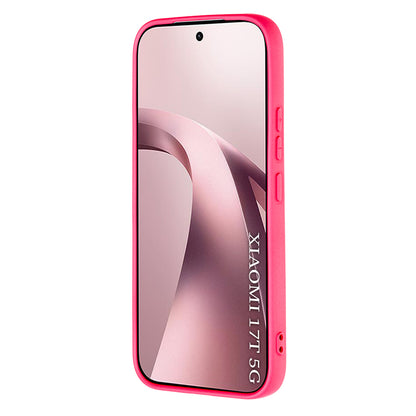 Kuori Xiaomi 17T:lle, Techsuit, SoftFlex, Tummanpunainen