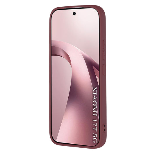 Kuori Xiaomi 17T:lle, Techsuit, SoftFlex, Viininpunainen