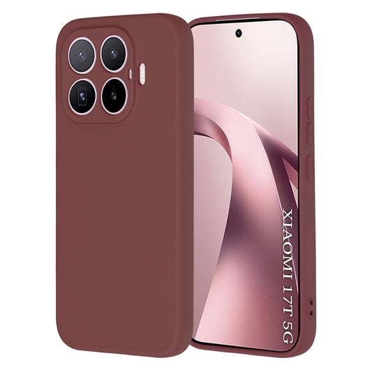 Kuori Xiaomi 17T:lle, Techsuit, SoftFlex, Viininpunainen