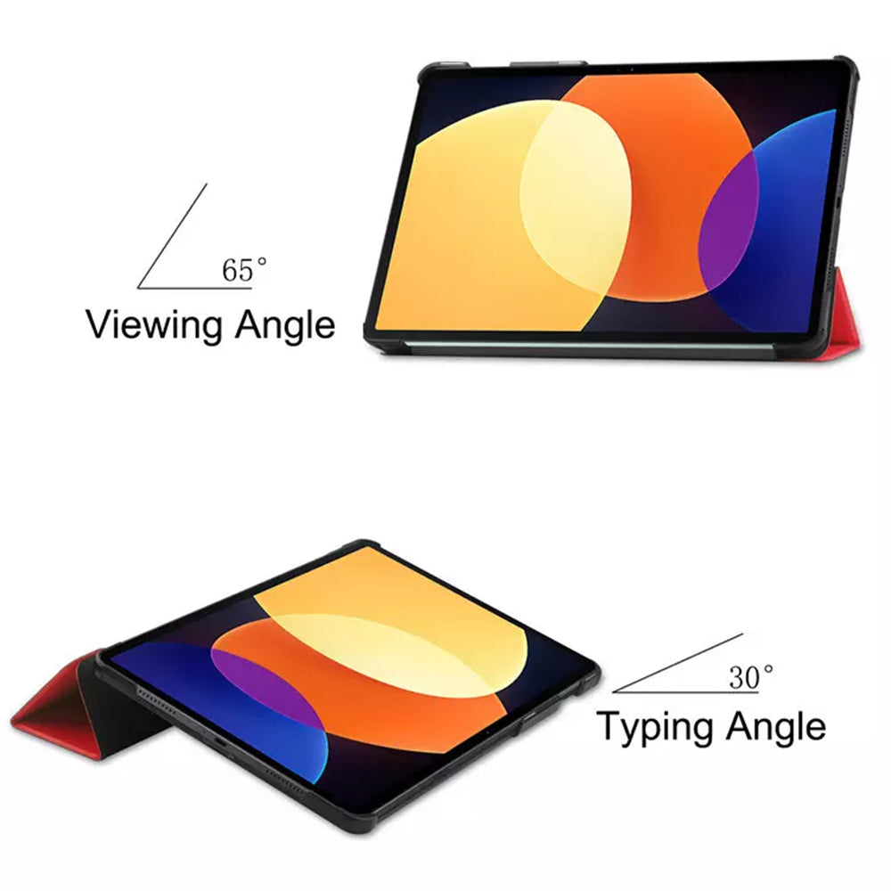 Kuori Xiaomi Pad 5 Pro 12.4:lle, Techsuit, FoldPro, Musta