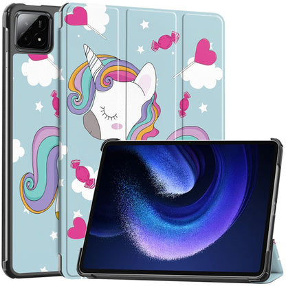 Suojakuori Xiaomi Pad 6S Pro 12.4:lle, Techsuit, FoldPro Unicorn, Monivärinen