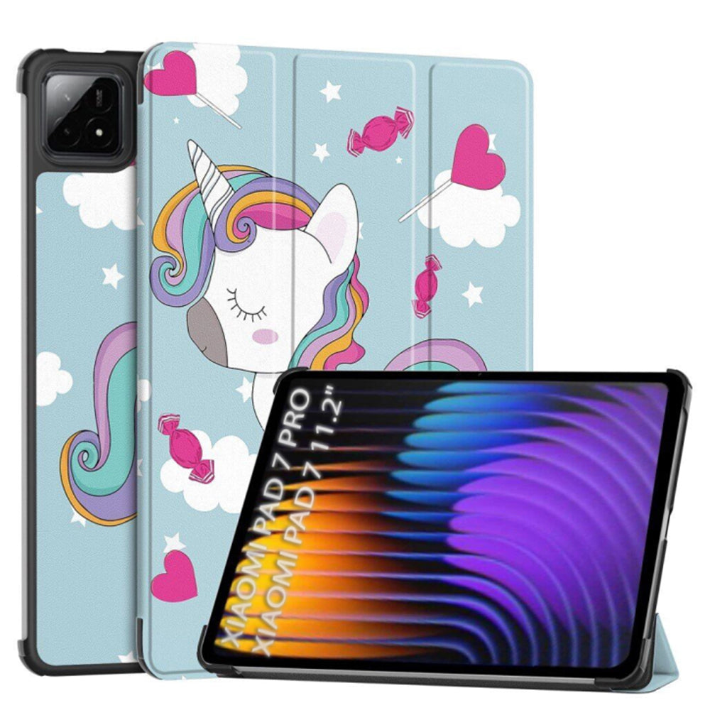 Kuori Xiaomi Pad 7 / 7 Pro:lle, Techsuit, FoldPro Unicorn, Monivärinen