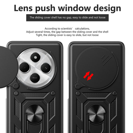 Kuori Xiaomi Poco C75 / Redmi 14C:lle, Techsuit, CamShield, Sininen