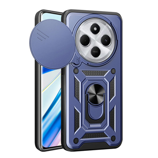 Kuori Xiaomi Poco C75 / Redmi 14C:lle, Techsuit, CamShield, Sininen