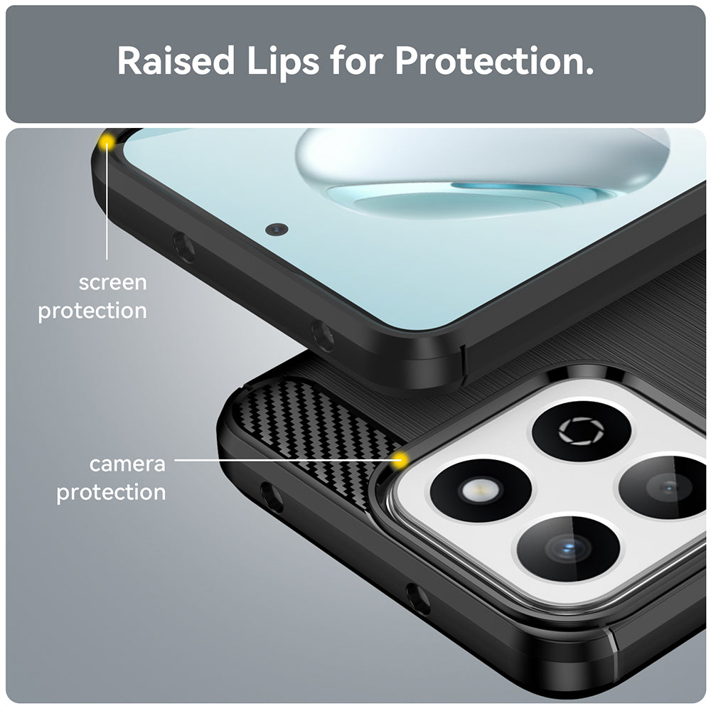 Suojakotelo Xiaomi Poco C75 / Redmi 14C, Techsuit, Carbon, Sininen